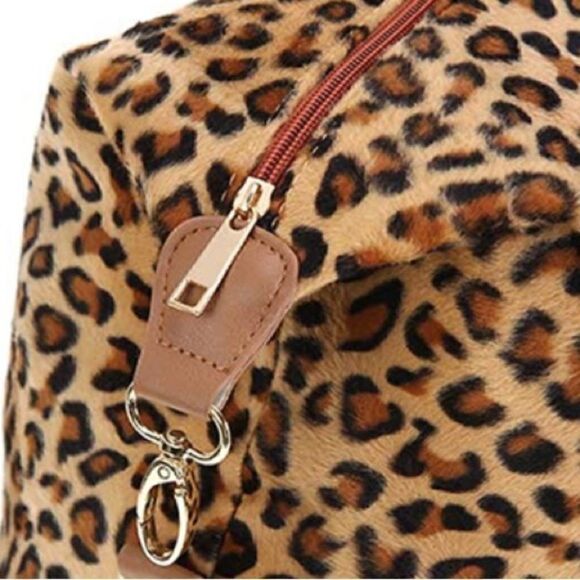 COPY - Leopard Print Duffle   - Picture 3 of 3